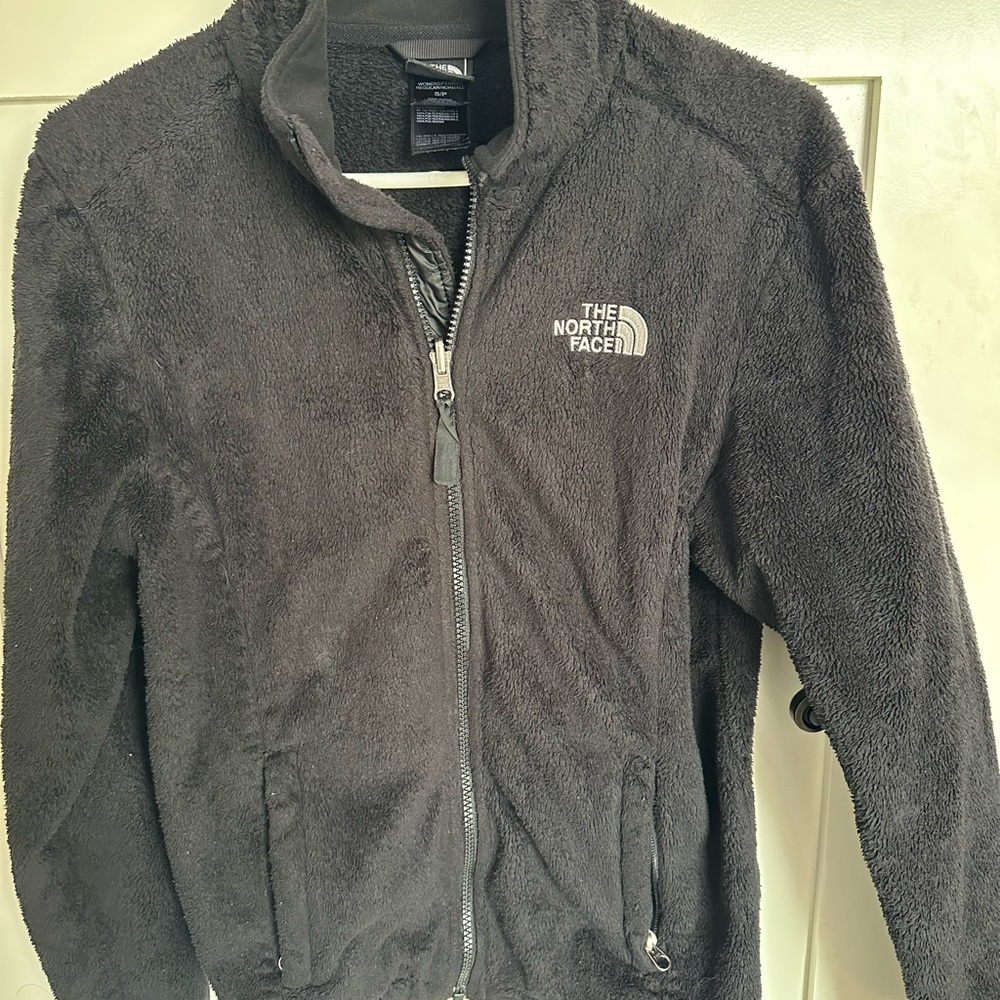 The North Face fleece jacket. Black. Women’s small.